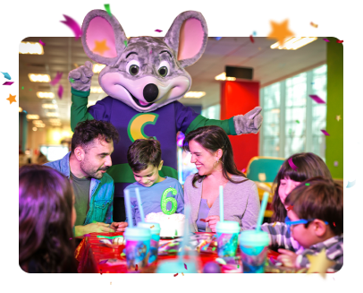 Chuck E Cheese - Agenda tu cumpleaños