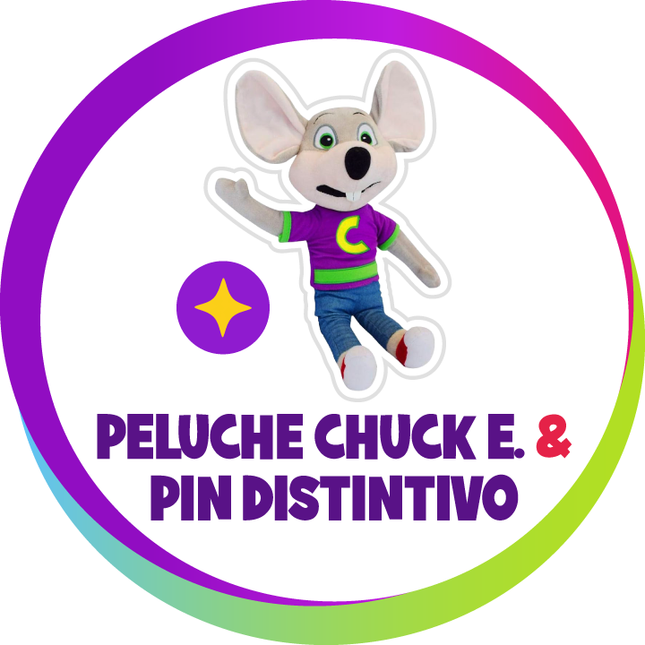 Peluche Chuck E. Cheese